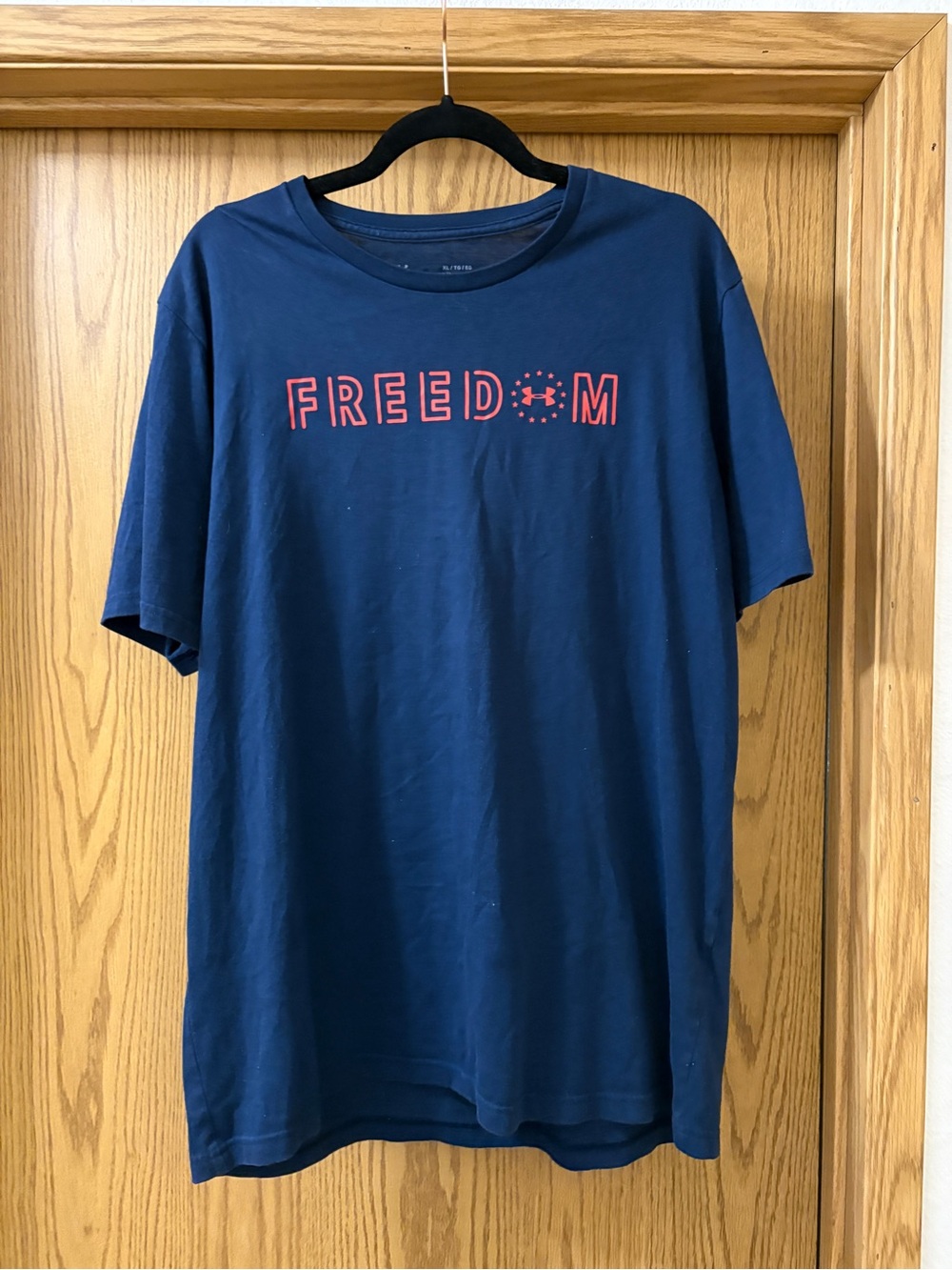 Under Armour Navy Blue 'FREEDOM' Graphic Tee